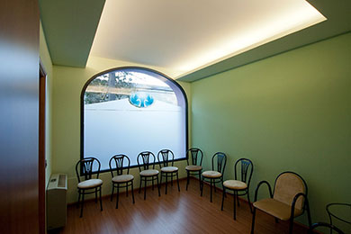Accoglienza sala verde