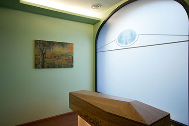 Veduta sala verde